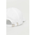 Pamučna kapa Calvin Klein boja: bijela, s aplikacijom