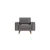 ATELIER DEL SOFA 1-Seat Sofa Sparrow 1 Obsidian Walnut