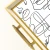 Aberto Design Poslužavnik TPB9809 50 x 29 x 3.5 cm, Šareni