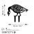 Aberto Design Dekorativna figura Goose 02, 44x50 cm, 1.5 mm