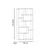 Conceptum Hypnose Polica 90x183,6x29,5cm Bela