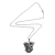 Obesek z ogrlico Skull - LSF4 63