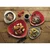 CHURCHILL Stonecast Berry Red plitev krožnik, coup, premer: 324 mm (12 kos)
