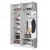 Hanah Home Ormar za hodnik EA144 - 3839, 119,6x226,4x37,5 cm, Beli