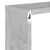 Kockaste zidne police 2 kom siva boja betona 30 x 15 x 30 cm