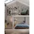 Rjava zakonska postelja iz masivnega bora z letvenim dnom 180x200 cm Japan – Karup Design