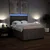 Vidaxl Box spring postelja z vzmetnico taupe 140x200 cm blago