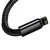 BASEUS Baseus Tungsten USB - Lightning kabel 2m 2.4A - črn