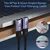 OTG adapter Techsuit TitanCoreX A12 USB-C v USB-C 40Gbps, 3A, PD hitro polnjenje - siv