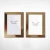 Lessentiel Maison Set ramova za slike 2IAFC1021_1015, 10x15cm, 2 komada, Zlatne boje