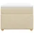 Vidaxl Box spring postelja z vzmetnico krem 90x200 cm blago