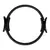 GymBeam Resistance Pilates Ring Black
