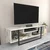 Hanah Home TV Komoda Asal 120, 120x40,2x35,2 cm, Belo-Crna