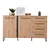 Homestyle4U Komoda, 159x92,5x42 cm, rjava
