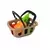 LEAN TOYS Komplet blagajne za igro s trgovino - mikrofon, zvok, terminal