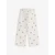 Bershka Kavbojke ecru/temno rjava