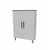 Hanah Home višenamenski ormarić 3 Raf 2 Kapak, 65 cm, beli / atlantski bor