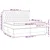 Vidaxl Box spring postelja z vzmetnico LED taupe 200x200 cm blago
