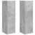 TV zidni ormar 2 pcs Beton 30 x 31 x 100 cm Konstruirano drvo