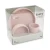 DONE BY DEER Silikonski set za jelo Confetti, Roze