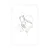 Plakat s paspartujem brezpogojna ljubezen - 20x30 white