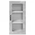Zidni stakleni ormarić 2 pcs Betonski sivi 40 x 31 x 80 cm