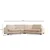 Atelier del Sofa Trosed 105x90x330cm Bež