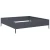 vidaXL Visoka greda antracit 100x100x26 cm jeklo
