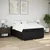 Vidaxl Box spring postelja z vzmetnico črna 140x200 cm blago
