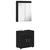 Set namještaja za kupaonicu TULUM 2 pcs Crna 60 x 34 x 63 cm