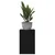 Stalak za biljke 2 pcs Crni hrast 20 x 20 x 30 cm