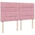 Vidaxl Box spring postelja z vzmetnico roza 200x200 cm žamet