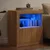 Komoda s LED svjetlima boja hrasta sonome 60,5x37x67 cm