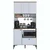 Hanah Home višenamenski ormarić JE202, 90,2 cm, orah / beli