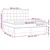 Vidaxl Box spring postelja z vzmetnico črna 180x200 cm blago