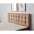 Hanah Home Bračni krevet sa prostorom za odlaganje Latte 140x38x190cm Crni