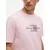 TOMMY HILFIGER Majica  mornarska / pastelno roza / rdeča