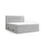 Esposa BOXSPRING POSTELJA 140 cm x 200 cm , tekstil siva