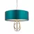 Endon 95223 - Luster na lancu 5xE27/10W/230V, prečnik 70 cm, plava/siva