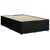 Vidaxl Box spring postelja z vzmetnico črn 120x200 cm blago