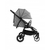 KikkaBoo kolica za blizance happy 2 light grey ( KKB40007 )
