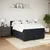 Vidaxl Box spring posteljni z vzmetnico črn 140x190 cm žamet