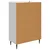 Kreveta s ladicama Bijela visokog sjaja 66 x 34,5 x 97 cm