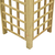 Sjenica 4 x 3 m antracit