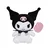 HELLO KITTY Hello Kitty Kuromi Magnetna maskota na rami, pliš, mehka igrača 16 cm