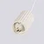 Sollux SL.1719 - Luster na sajli HALO 1xG9/8W/230V prečnika 12 cm krem