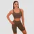 GymBeam Sportski grudnjak Cut-Out Olive L