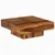 Stolić za kavu 80 x 80 x 30 cm od masivnog bagremovog drva