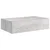 Zidne police s ladicom 2 kom boja betona 40 x 23,5 x 10 cm MDF