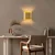 Opviq Zidna lampa Bera-15306, 15x15x11cm, IP20, Zlatna boje